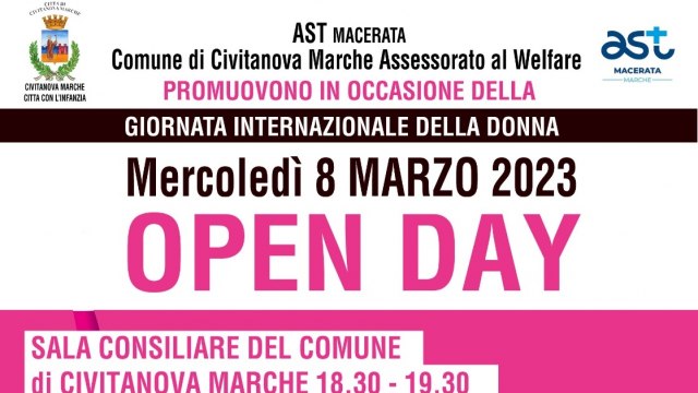 Giornata Internazionale della DONNA - OPEN DAY