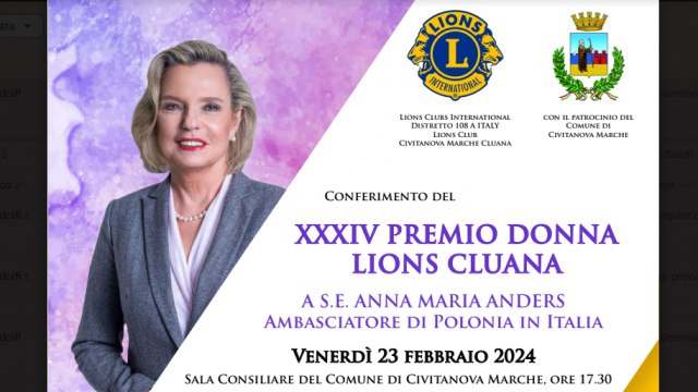 XXXIV Premio Donna Lions Cluana